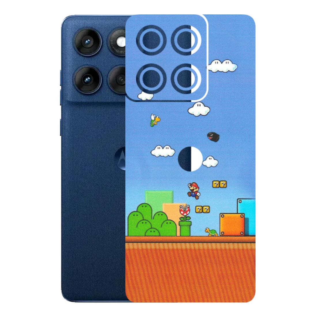 Motorola Phone Skins (All Models) - Mario Game Scene - Matte Finish (M-24) Motorola Edge 60