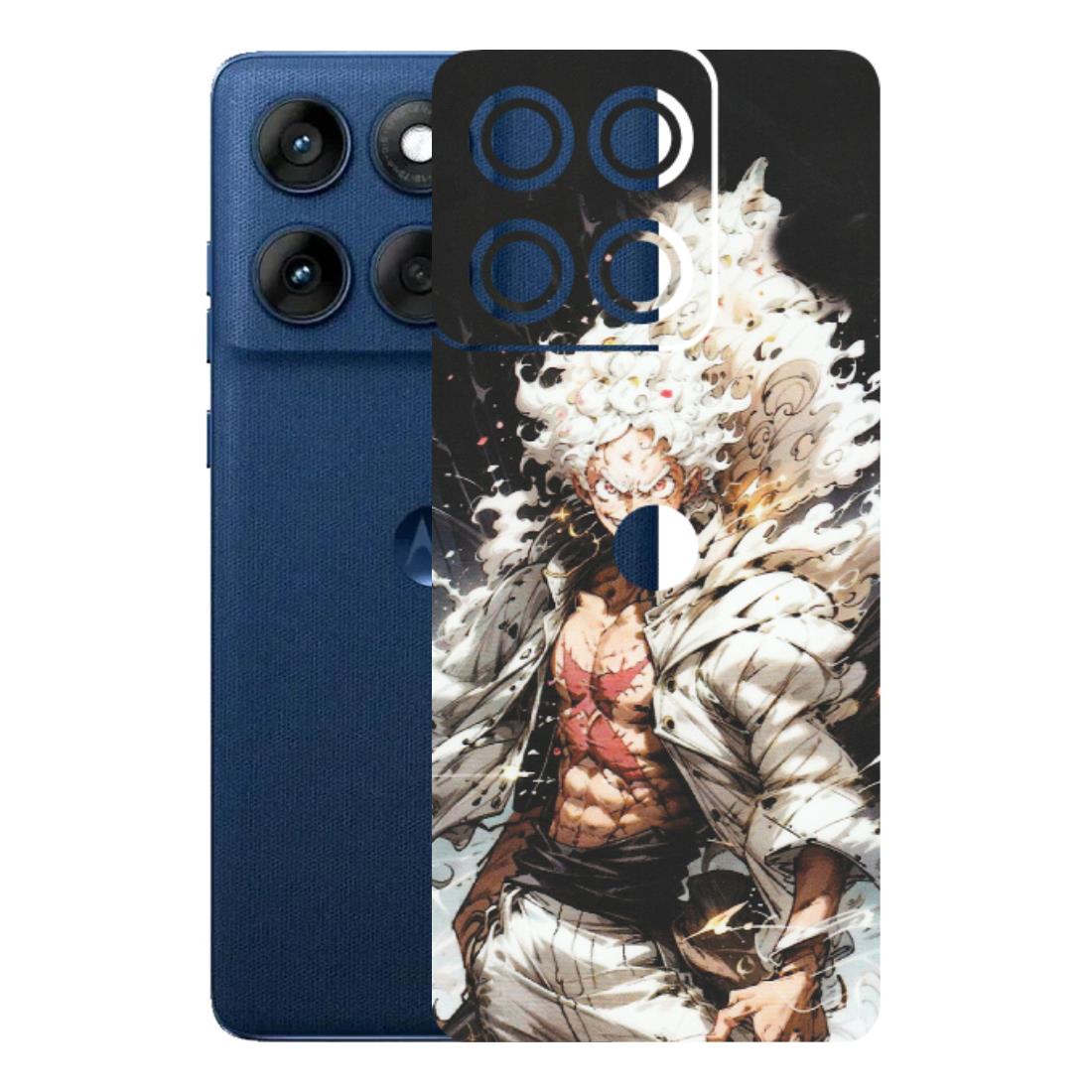 Motorola Phone Skins (All Models) - Anime Angry Classy Character - Matte Finish (M-34) Motorola Edge 60