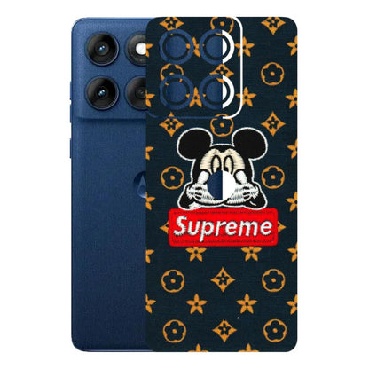 Motorola Phone Skins (All Models) - Mickey Supreme - Matte Finish (M-83) Motorola Edge 60