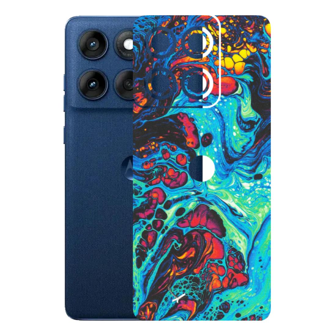 Motorola Phone Skins (All Models) - Majestic Galactic Marbel - Matte Finish (M-85) Motorola Edge 60