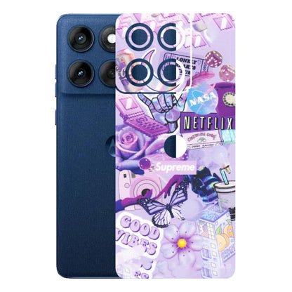 Motorola Phone Skins (All Models) - Supreme Purple Magic - Matte Finish (M-88) Motorola Edge 60