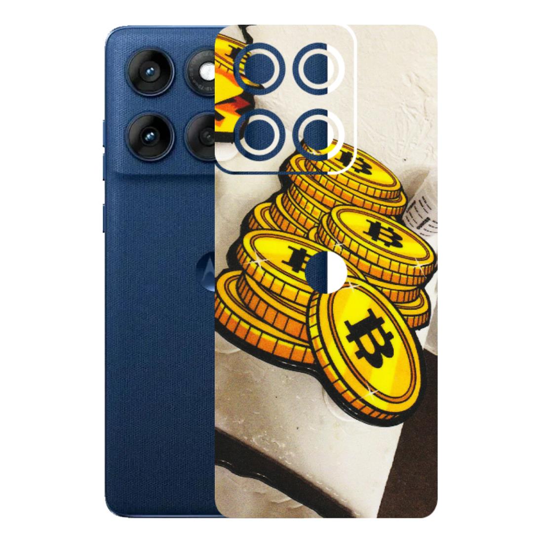 Motorola Phone Skins (All Models) - Billionaire Bitcoin Collection - Matte Finish (M-92) Motorola Edge 60