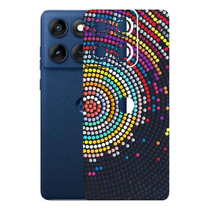 Motorola Phone Skins (All Models) - Rainbow Dot Mandala - Matte Finish (M-97) Motorola Edge 60