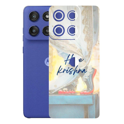Motorola Phone Skins (All Models) - Hare Krishna - 3D Embossed Finish (L-03) Motorola Edge 60 Stylus