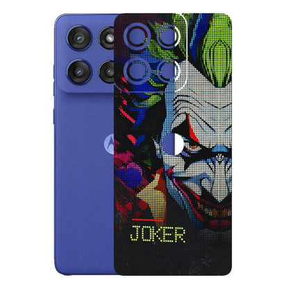 Motorola Phone Skins (All Models) - Joker Dot Matrix - 3D Embossed Finish (L-08) Motorola Edge 60 Stylus