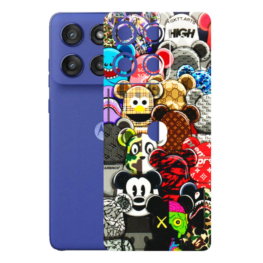 Motorola Phone Skins (All Models) - More Mickey Mouses - 3D Embossed Finish (L-118) Motorola Edge 60 Stylus