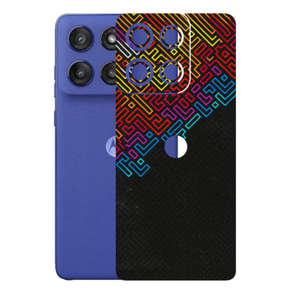 Motorola Phone Skins (All Models) - Dotme Pattern Art - 3D Embossed Finish (L-121) Motorola Edge 60 Stylus