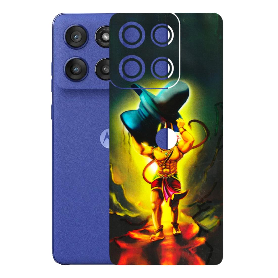 Motorola Phone Skins (All Models) - Hanuman Ji - 3D Embossed Finish (L-128) Motorola Edge 60 Stylus