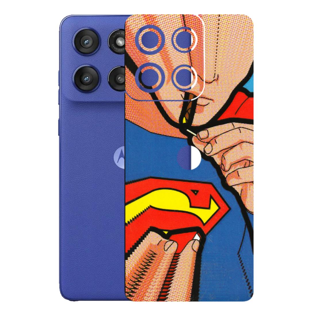 Motorola Phone Skins (All Models) - Superman Sutta - 3D Embossed Finish (L-130) Motorola Edge 60 Stylus