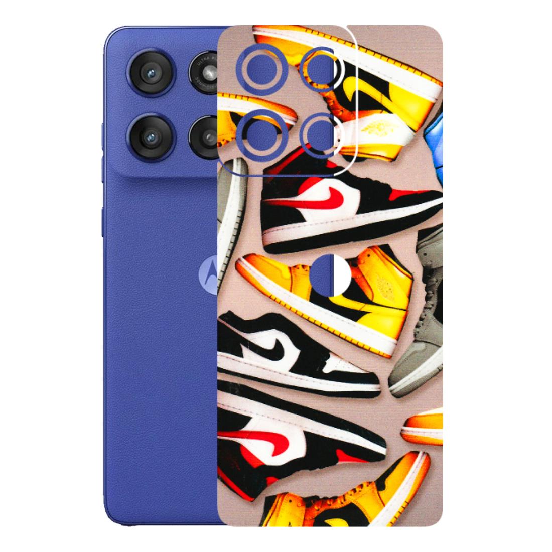 Motorola Phone Skins (All Models) - Sneaker Lover - 3D Embossed Finish (L-135) Motorola Edge 60 Stylus