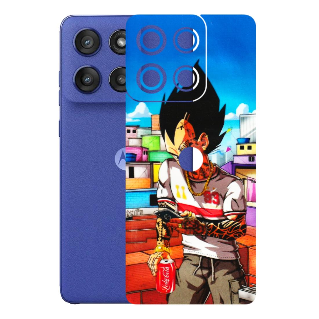 Motorola Phone Skins (All Models) - Vegeta - 3D Embossed Finish (L-136) Motorola Edge 60 Stylus