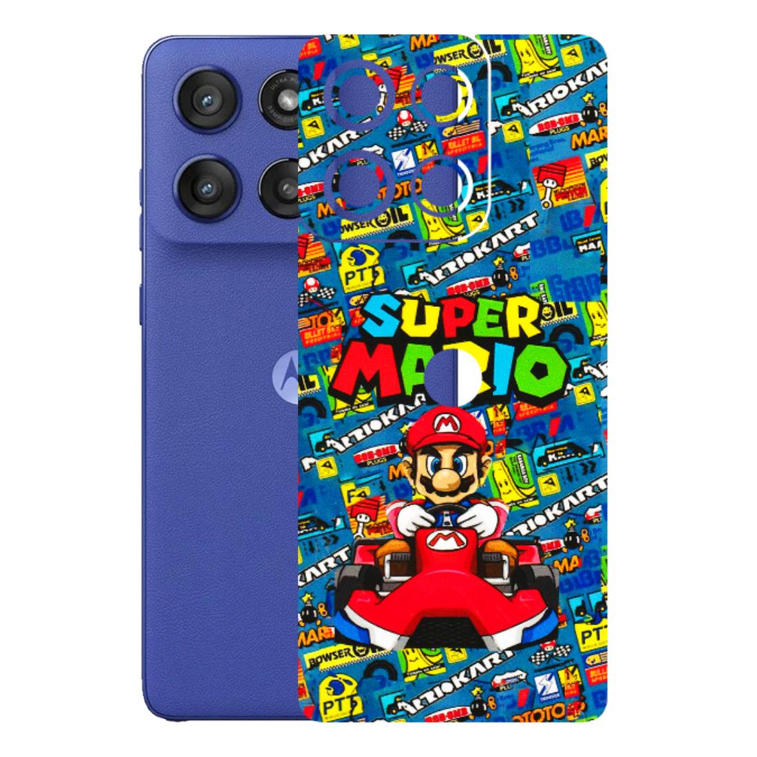 Motorola Phone Skins (All Models) - Super Mario Kart - 3D Embossed Finish (L-140) Motorola Edge 60 Stylus
