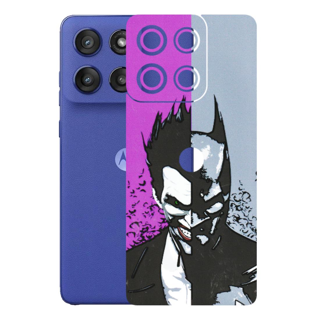 Motorola Phone Skins (All Models) - Batman & Joker - 3D Embossed Finish (L-143) Motorola Edge 60 Stylus