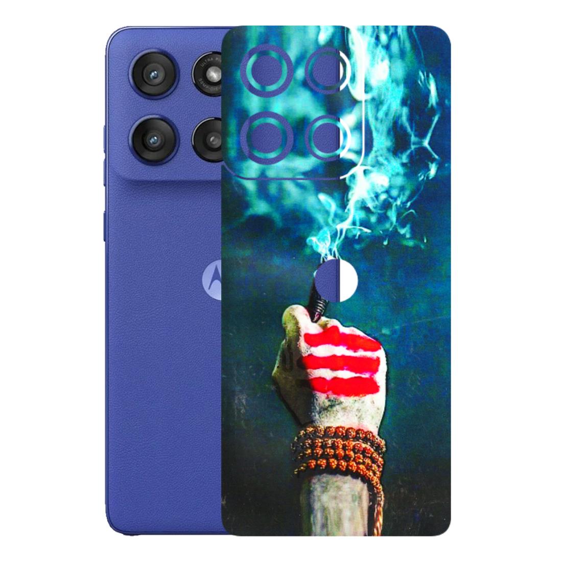 Motorola Phone Skins (All Models) - Mahadev Bhakt - 3D Embossed Finish (L-146) Motorola Edge 60 Stylus