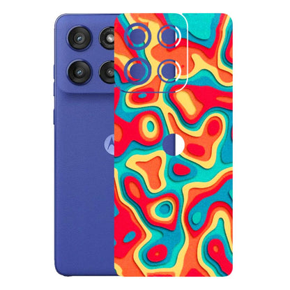Motorola Phone Skins (All Models) - Abstract Swirl - 3D Embossed Finish (L-150) Motorola Edge 60 Stylus