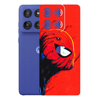 Motorola Phone Skins (All Models) - Spiderman Face Venom - 3D Embossed Finish (L-165) Motorola Edge 60 Stylus