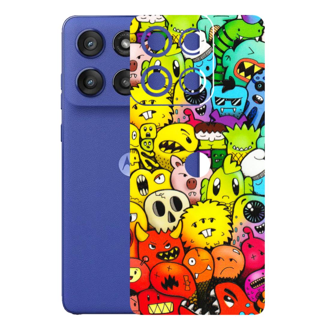 Motorola Phone Skins (All Models) - Angry Funkies - 3D Embossed Finish (L-169) Motorola Edge 60 Stylus