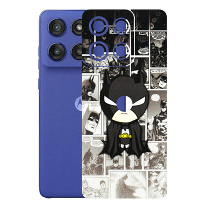 Motorola Phone Skins (All Models) - Toon Batman - 3D Embossed Finish (L-182) Motorola Edge 60 Stylus