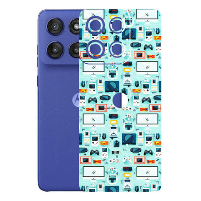 Motorola Phone Skins (All Models) - Gadgets Doodle - 3D Embossed Finish (L-184) Motorola Edge 60 Stylus