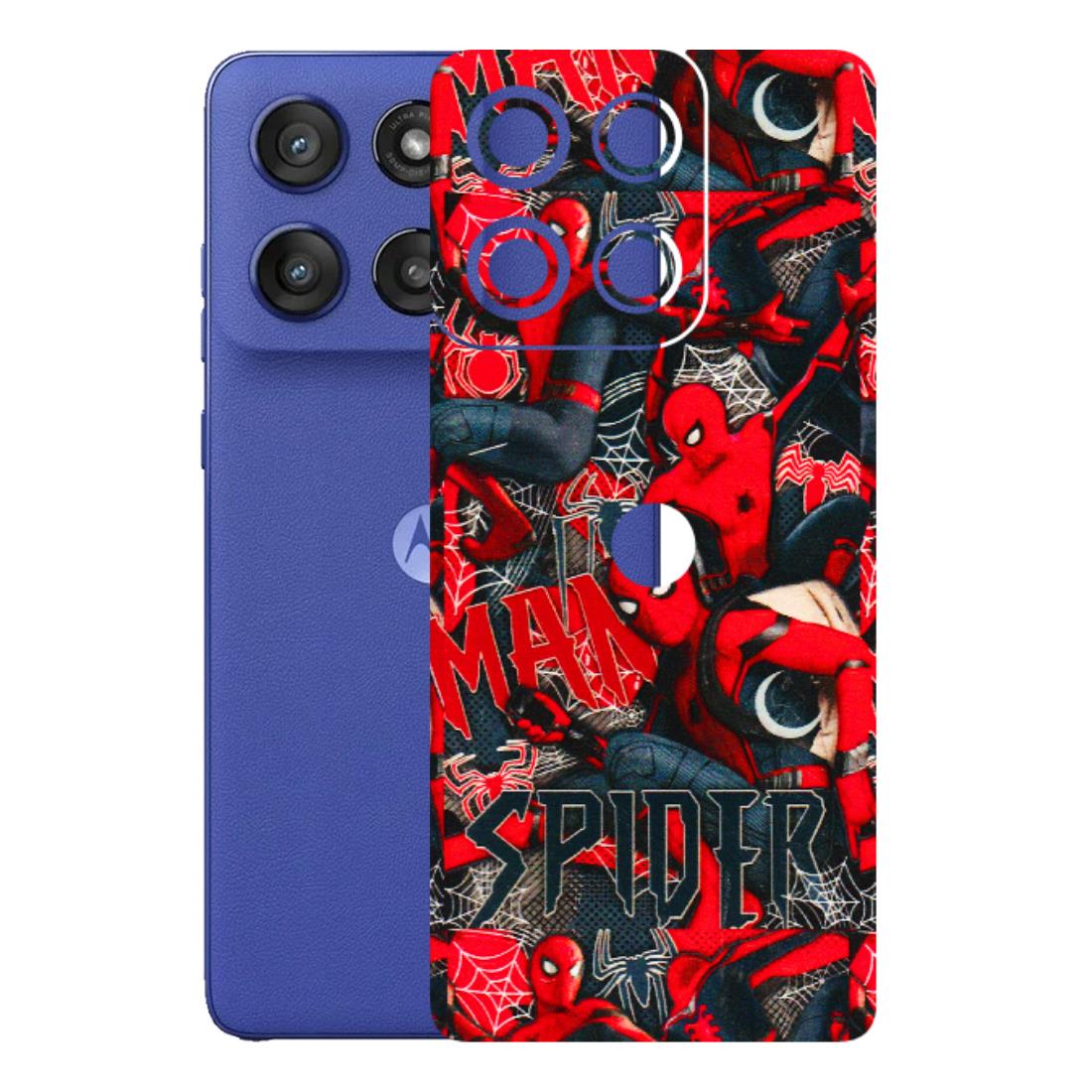 Motorola Phone Skins (All Models) - SpiderMan Cool - 3D Embossed Finish (L-188) Motorola Edge 60 Stylus