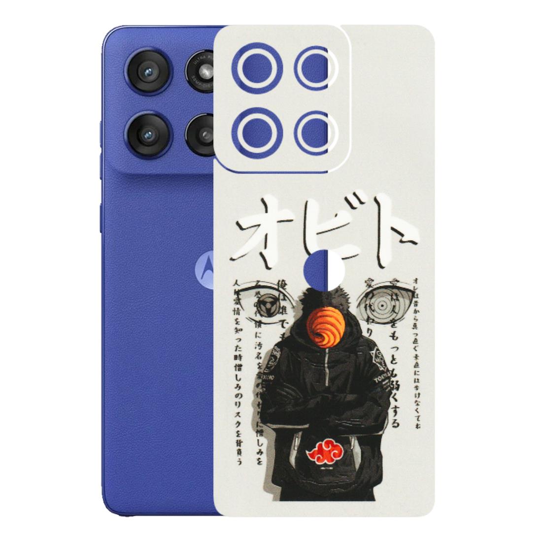 Motorola Phone Skins (All Models) - Obito Anime Eye - 3D Embossed Finish (L-19) Motorola Edge 60 Stylus