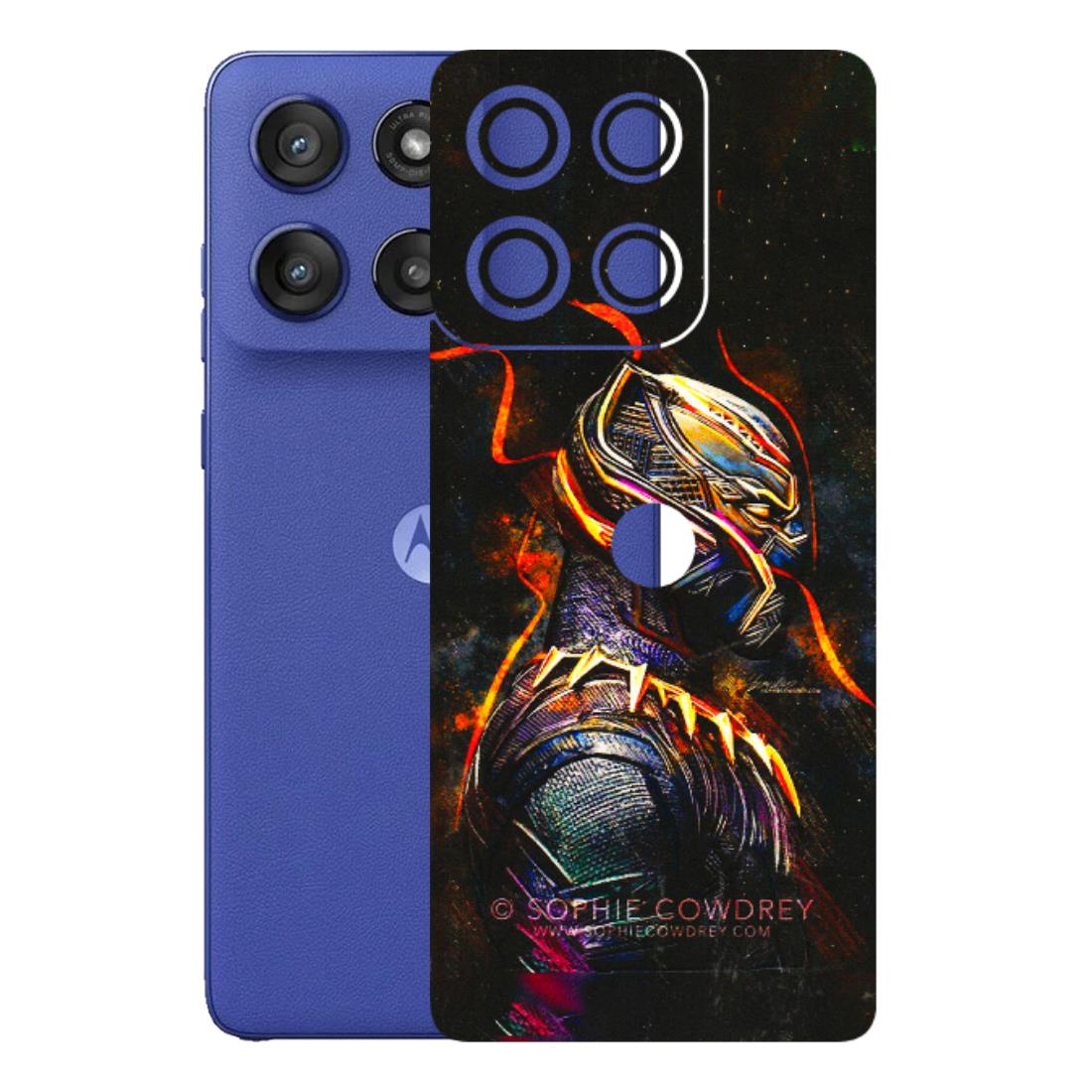 Motorola Phone Skins (All Models) - Black Panther - 3D Embossed Finish (L-190) Motorola Edge 60 Stylus