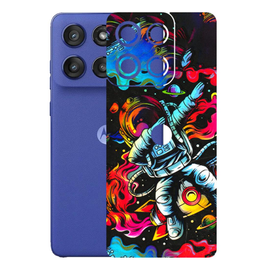 Motorola Phone Skins (All Models) - Astronaut Dope - 3D Embossed Finish (L-191) Motorola Edge 60 Stylus