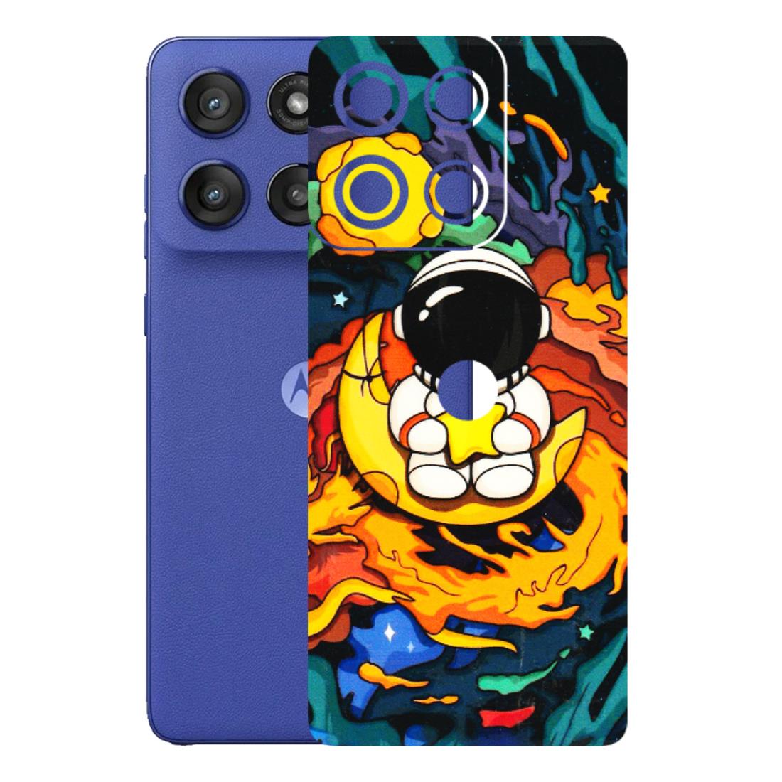 Motorola Phone Skins (All Models) - Baby Astronaut - 3D Embossed Finish (L-197) Motorola Edge 60 Stylus