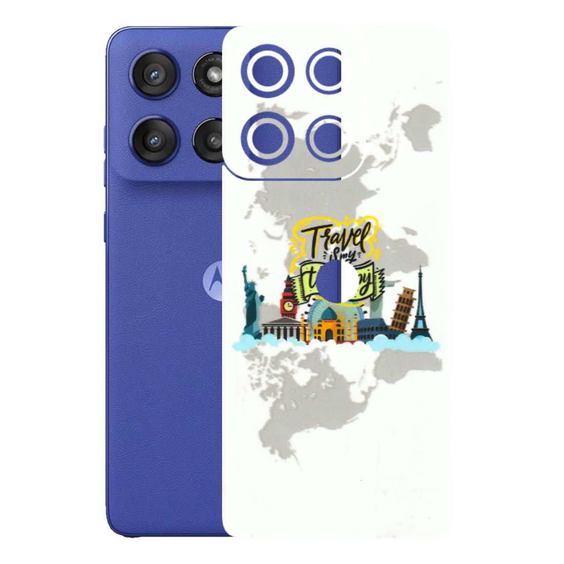 Motorola Phone Skins (All Models) - Travel Therapy - 3D Embossed Finish (L-199) Motorola Edge 60 Stylus