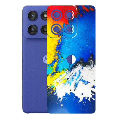 Motorola Phone Skins (All Models) - Acrylic Paint Spill - 3D Embossed Finish (L-229) Motorola Edge 60 Stylus