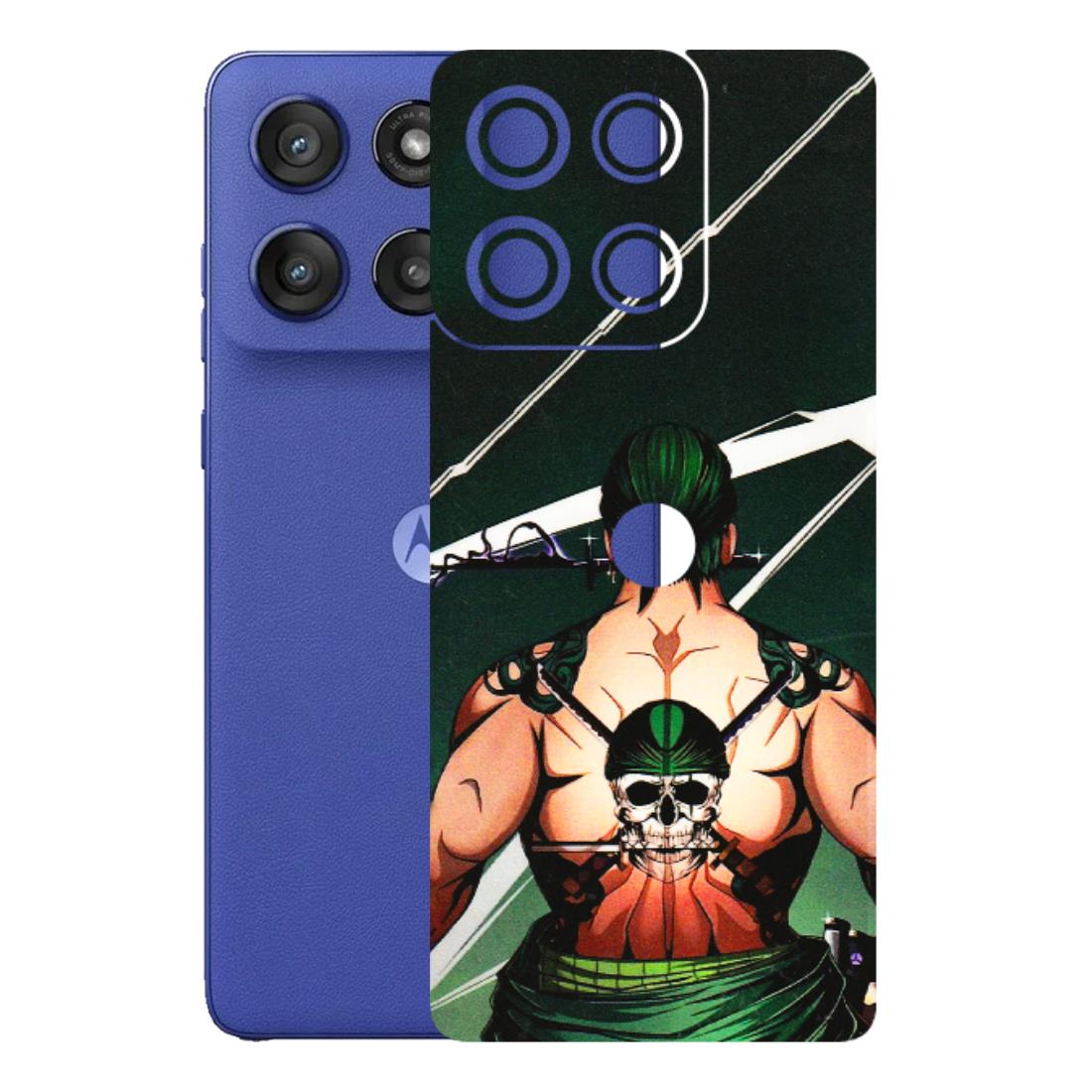 Motorola Phone Skins (All Models) - Zoro Anime - 3D Embossed Finish (L-23) Motorola Edge 60 Stylus