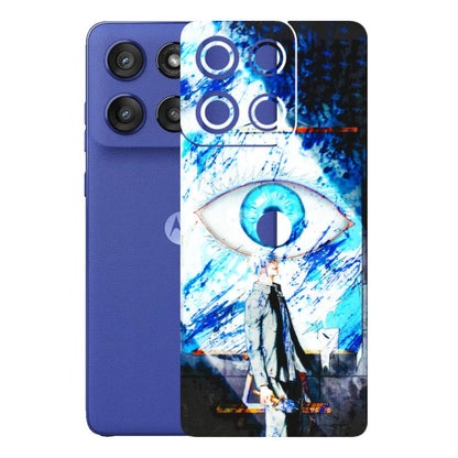 Motorola Phone Skins (All Models) - Gojo Satoru evil eye - 3D Embossed Finish (L-239) Motorola Edge 60 Stylus