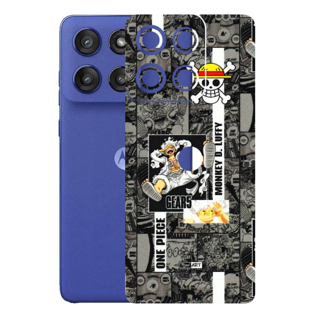 Motorola Phone Skins (All Models) - Cuffy Anime MonkeyCamic - 3D Embossed Finish (L-242) Motorola Edge 60 Stylus