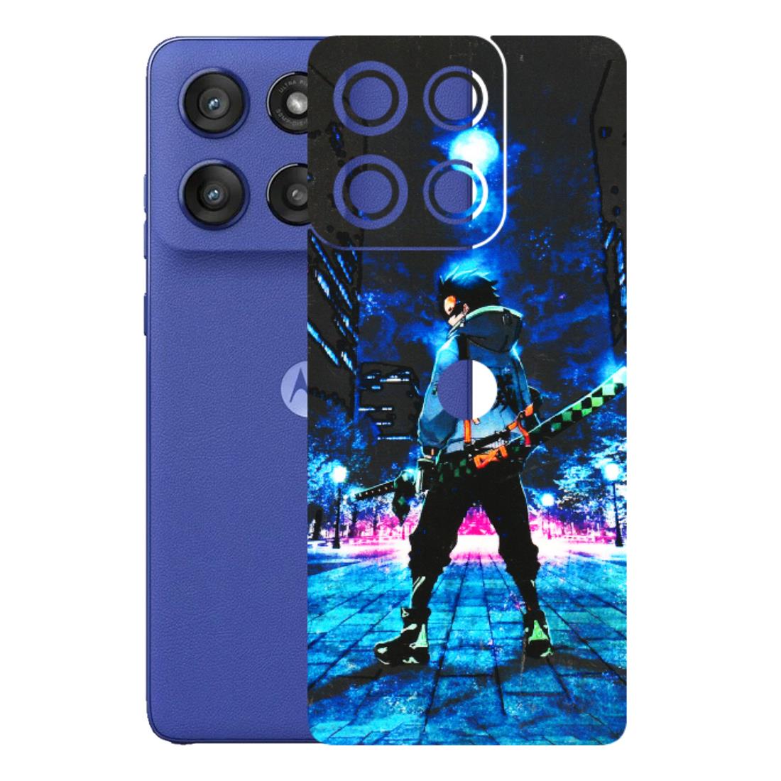Motorola Phone Skins (All Models) - Demon Slayer Sword - 3D Embossed Finish (L-247) Motorola Edge 60 Stylus