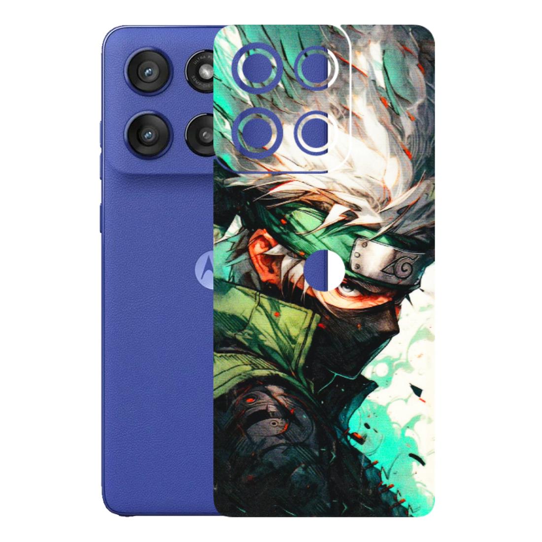 Motorola Phone Skins (All Models) - Kakashi Side Profile - 3D Embossed Finish (L-249) Motorola Edge 60 Stylus
