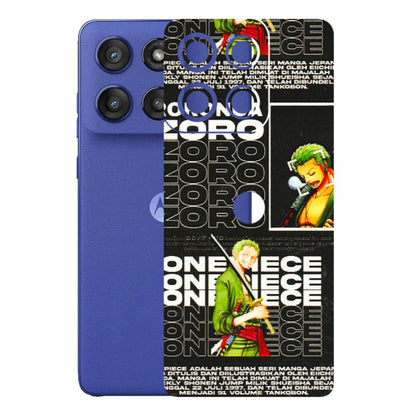Motorola Phone Skins (All Models) - One Piece Zoro - 3D Embossed Finish (L-250) Motorola Edge 60 Stylus