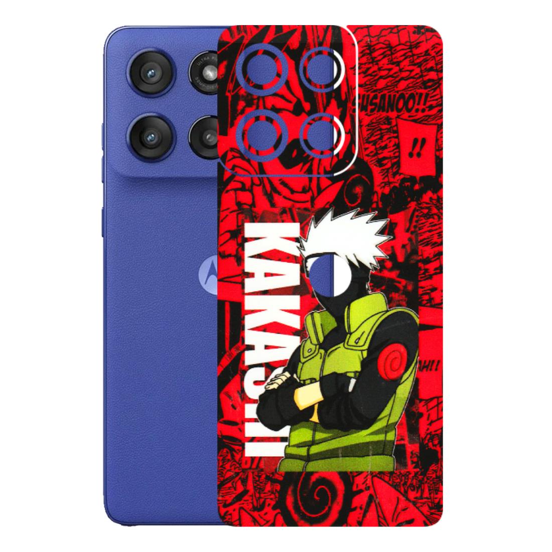Motorola Phone Skins (All Models) - Kakashi Red Anime - 3D Embossed Finish (L-251) Motorola Edge 60 Stylus