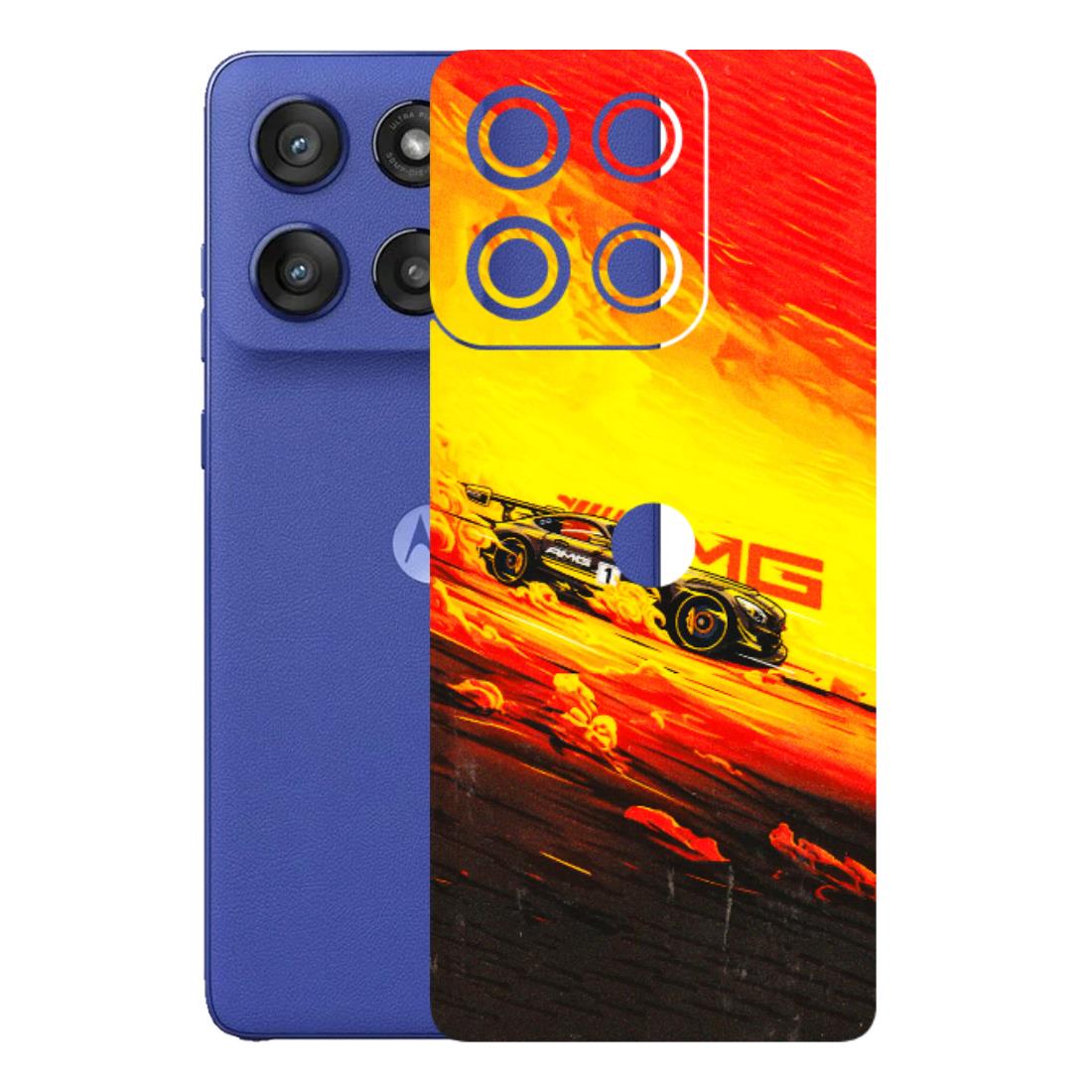 Motorola Phone Skins (All Models) - AMG Car Speed Cover - 3D Embossed Finish (L-256) Motorola Edge 60 Stylus