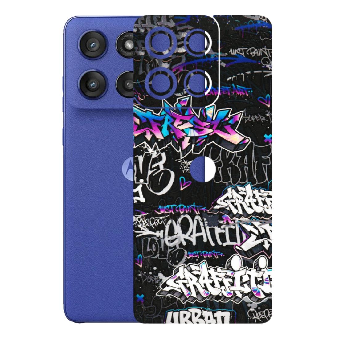 Motorola Phone Skins (All Models) - Graffiti Killer - 3D Embossed Finish (L-274) Motorola Edge 60 Stylus