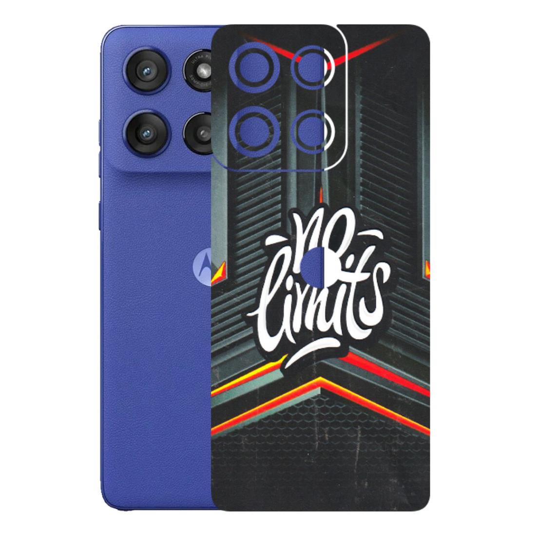 Motorola Phone Skins (All Models) - No Limits - 3D Embossed Finish (L-286) Motorola Edge 60 Stylus