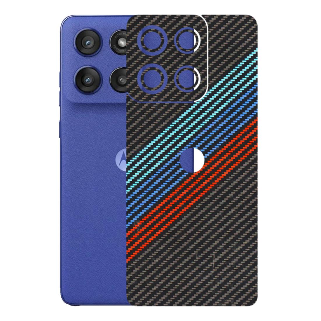 Motorola Phone Skins (All Models) - Carbon BM - 3D Embossed Finish (L-302) Motorola Edge 60 Stylus