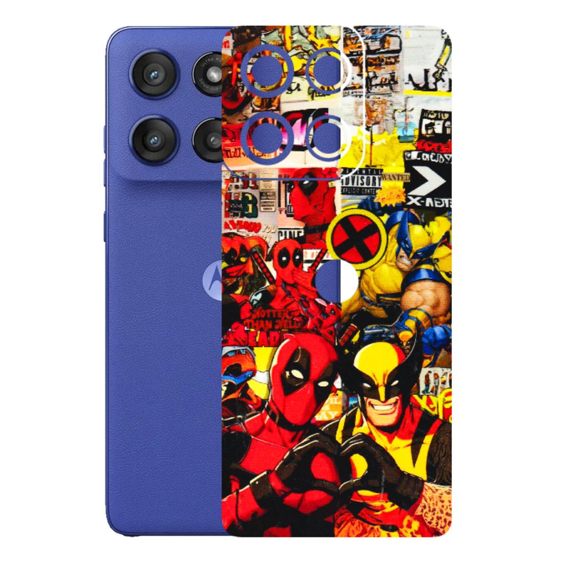 Motorola Phone Skins (All Models) - Spidy Wolverine - 3D Embossed Finish (L-310) Motorola Edge 60 Stylus