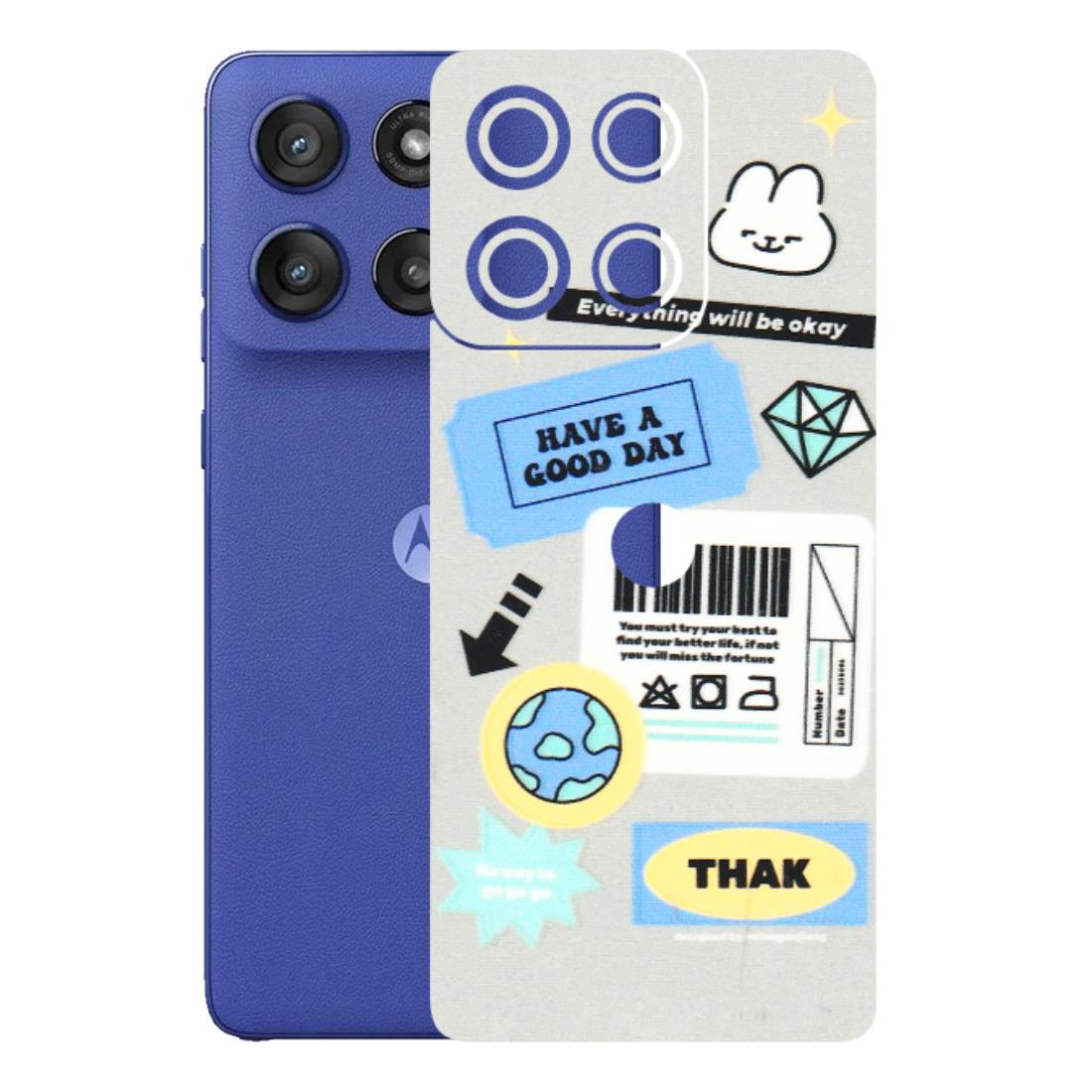 Motorola Phone Skins (All Models) - Will Be Okay Design - 3D Embossed Finish (L-316) Motorola Edge 60 Stylus
