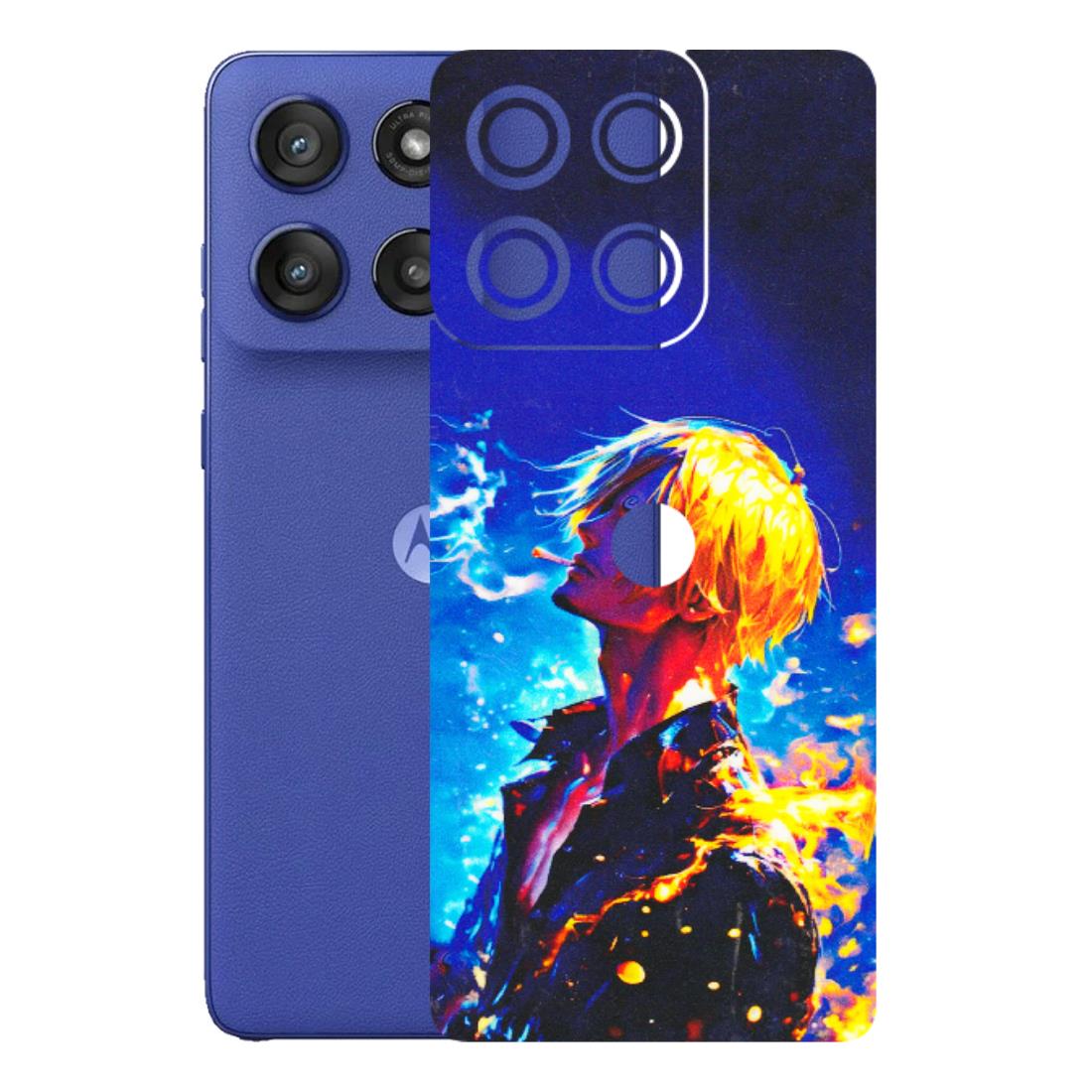 Motorola Phone Skins (All Models) - Sanji Vinsmoke One Piece - 3D Embossed Finish (L-319) Motorola Edge 60 Stylus