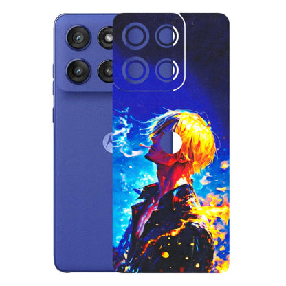 Motorola Phone Skins (All Models) - Sanji Vinsmoke One Piece - 3D Embossed Finish (L-319) Motorola Edge 60 Stylus