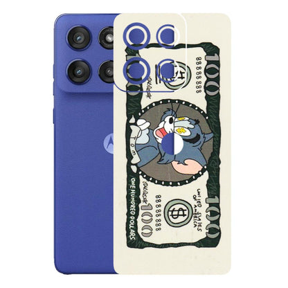Motorola Phone Skins (All Models) - Tom Hundred Dollar - 3D Embossed Finish (L-324) Motorola Edge 60 Stylus