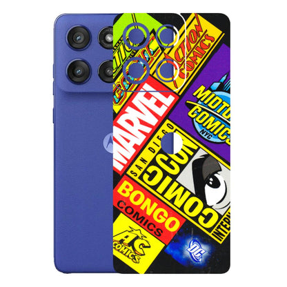 Motorola Phone Skins (All Models) - Bongo Comic Con - 3D Embossed Finish (L-325) Motorola Edge 60 Stylus