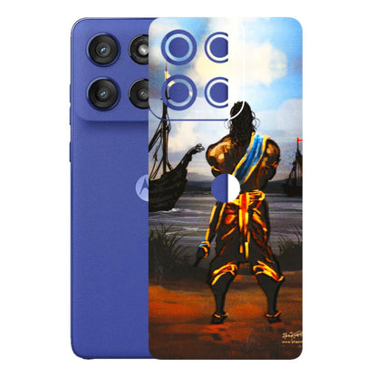 Motorola Phone Skins (All Models) - Heavenly God Figure - 3D Embossed Finish (L-34) Motorola Edge 60 Stylus