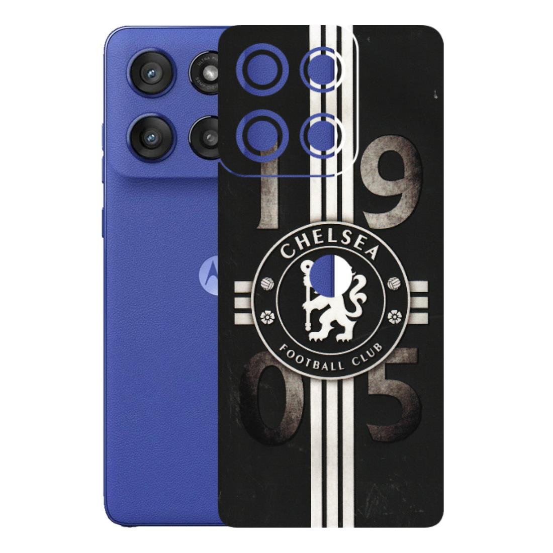 Motorola Phone Skins (All Models) - Chelsea Fan Club - 3D Embossed Finish (L-36) Motorola Edge 60 Stylus