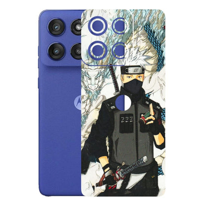 Motorola Phone Skins (All Models) - Kakashi Hatake Naruto Anime - 3D Embossed Finish (L-46) Motorola Edge 60 Stylus